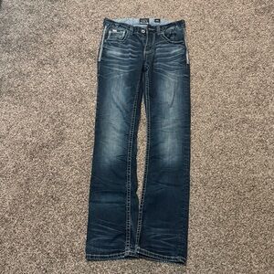 Buckle Black Bootleg Jeans 30L